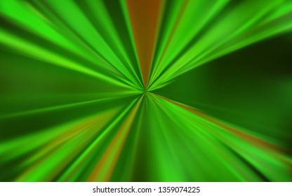 Light Green vector glossy abstract layout. Colorful abstract illustration with gradient. New way of your design.