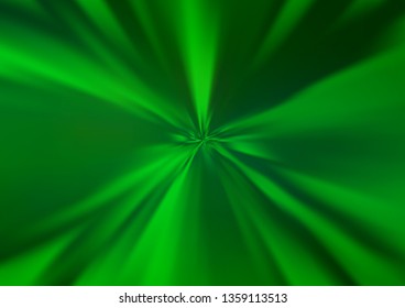 Light Green vector glossy abstract template. Modern geometrical abstract illustration with gradient. The elegant pattern for brand book.