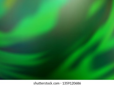 Light Green vector glossy abstract background. Colorful abstract illustration with gradient. The best blurred design for your business.