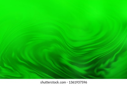 Light Green vector glossy abstract backdrop. A completely new colored illustration in blur style. New way of your design.