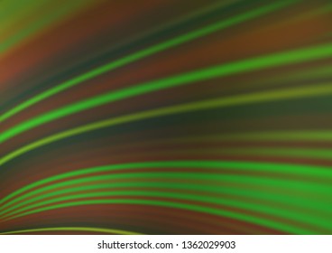Light Green vector glossy abstract template. Glitter abstract illustration with an elegant design. The template can be used for your brand book.