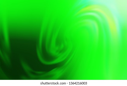 Light Green vector glossy abstract layout. Glitter abstract illustration with gradient design. Smart design for your work.
