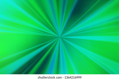 Light Green vector glossy abstract backdrop. Colorful illustration in abstract style with gradient. Smart design for your work.