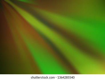 Light Green vector glossy abstract background. Colorful illustration in abstract style with gradient. Brand new style for your business design.