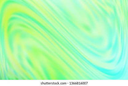 Light Green vector glossy abstract backdrop. An elegant bright illustration with gradient. Smart design for your work.