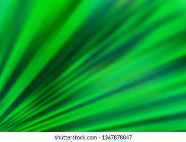 Light Green vector glossy abstract background. Colorful illustration in blurry style with gradient. A completely new design for your business.