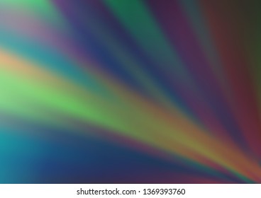 Light Green vector glossy abstract background. Glitter abstract illustration with an elegant design. The blurred design can be used for your web site.