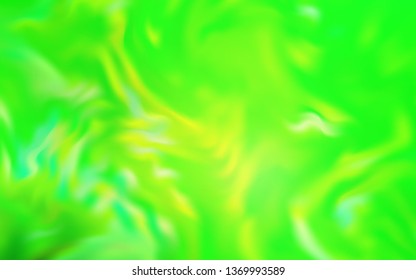 Light Green vector glossy abstract background. Colorful illustration in abstract style with gradient. Blurred design for your web site.