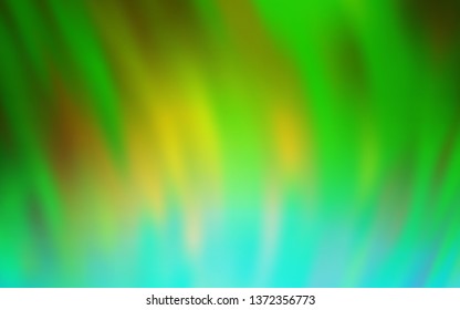 Light Green vector glossy abstract backdrop. Colorful illustration in abstract style with gradient. New style design for your brand book.