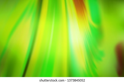 Light Green vector glossy abstract layout. A completely new colored illustration in blur style. New style for your business design.