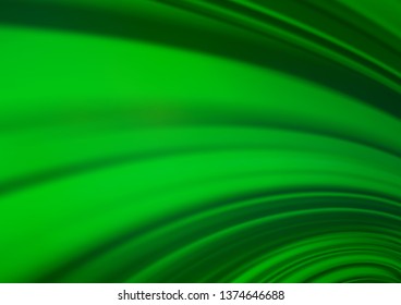 Light Green vector glossy abstract background. Colorful abstract illustration with gradient. The blurred design can be used for your web site.