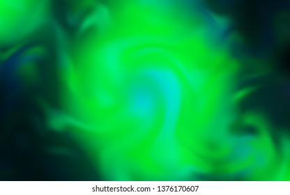 Light Green vector glossy abstract background. A completely new colored illustration in blur style. Blurred design for your web site.