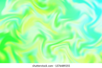 Light Green vector glossy abstract backdrop. A completely new colored illustration in blur style. New style design for your brand book.
