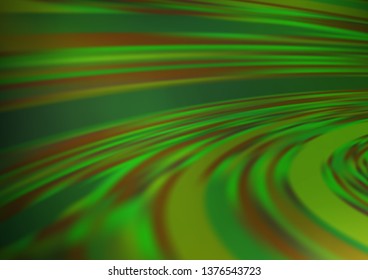 Light Green vector glossy abstract template. Colorful illustration in abstract style with gradient. The blurred design can be used for your web site.