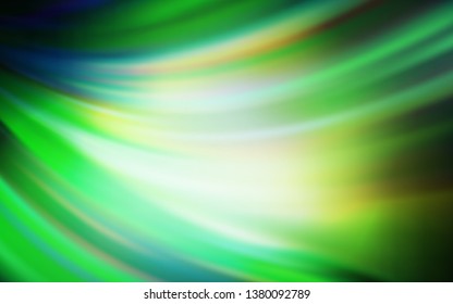 Light Green vector glossy abstract layout. New colored illustration in blur style with gradient. Blurred design for your web site.