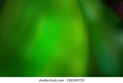 Light Green vector glossy abstract layout. New colored illustration in blur style with gradient. Background for designs.