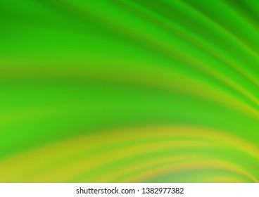 Light Green vector glossy abstract template. An elegant bright illustration with gradient. The background for your creative designs.
