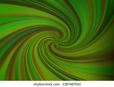 Light Green vector glossy abstract template. A completely new color illustration in a bokeh style. A new texture for your design.