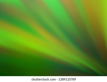 Light Green vector glossy abstract background. Glitter abstract illustration with an elegant design. The blurred design can be used for your web site.