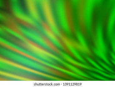 Light Green vector glossy abstract background. A vague abstract illustration with gradient. The template can be used for your brand book.