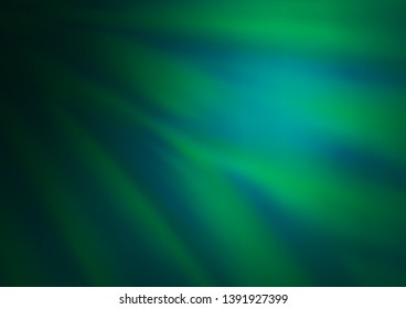 Light Green vector glossy abstract template. An elegant bright illustration with gradient. The background for your creative designs.