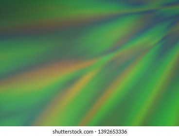 Light Green vector glossy abstract background. Modern geometrical abstract illustration with gradient. The background for your creative designs.