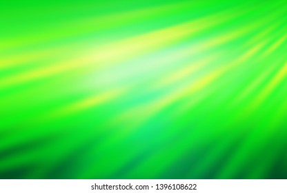 Light Green vector glossy abstract layout. Colorful illustration in abstract style with gradient. New style for your business design.