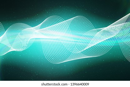 Light Green vector glossy abstract background. Modern abstract illustration with gradient. The best blurred design for your business.