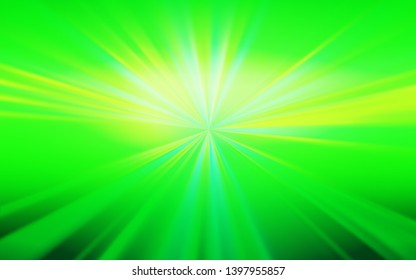 Light Green vector glossy abstract layout. Abstract colorful illustration with gradient. Completely new design for your business.