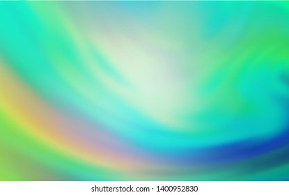 Light Green vector glossy abstract backdrop. Modern abstract illustration with gradient. Elegant background for a brand book.