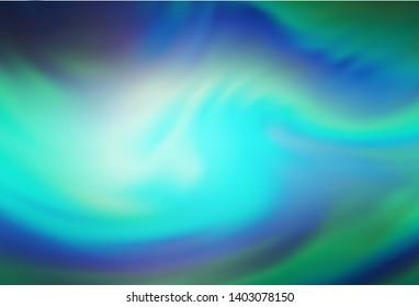Light Green vector glossy abstract background. Creative illustration in halftone style with gradient. New style for your business design.
