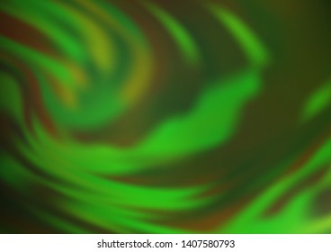 Light Green vector glossy abstract background. Glitter abstract illustration with an elegant design. The elegant pattern for brand book.