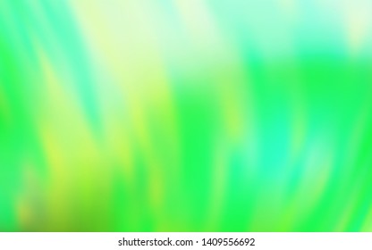 Light Green vector glossy abstract background. Colorful illustration in abstract style with gradient. New design for your business.
