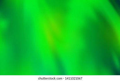 Light Green vector glossy abstract backdrop. Colorful illustration in abstract style with gradient. Background for a cell phone.
