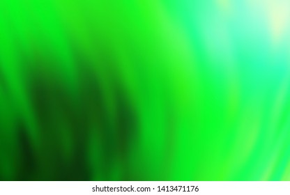 Light Green vector glossy abstract layout. Abstract colorful illustration with gradient. Completely new design for your business.