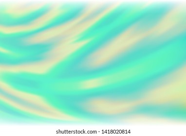 Light Green vector glossy abstract backdrop. Modern abstract illustration with gradient. The best blurred design for your business.