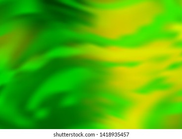 Light Green vector glossy abstract background. Creative illustration in halftone style with gradient. Brand new style for your business design.