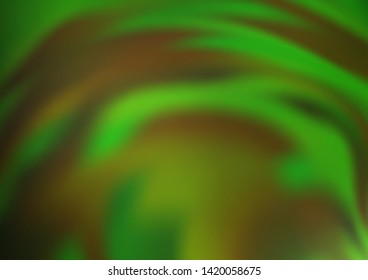 Light Green vector glossy abstract background. Shining colorful illustration in a Brand new style. Brand new design for your business.