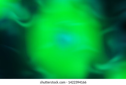 Light Green vector glossy abstract layout. Colorful illustration in abstract style with gradient. Background for designs.