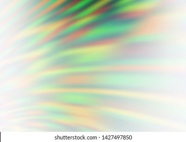 Light Green vector glossy abstract template. A vague abstract illustration with gradient. A new texture for your design.