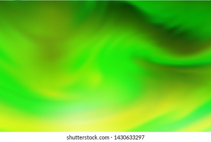 Light Green vector glossy abstract background. Shining colored illustration in smart style. Completely new design for your business.