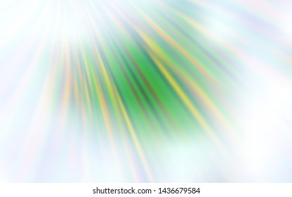 Light Green vector glossy abstract backdrop. Creative illustration in halftone style with gradient. New style for your business design.