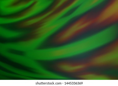 Light Green vector glossy abstract backdrop. Colorful illustration in abstract style with gradient. Smart design for your work.