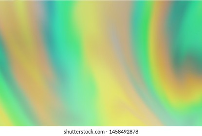Light Green vector glossy abstract layout. Colorful illustration in abstract style with gradient. Completely new design for your business.