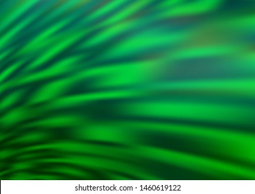 Light Green vector glossy abstract template. Glitter abstract illustration with an elegant design. The background for your creative designs.