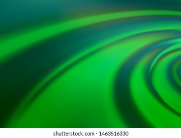 Light Green vector glossy abstract template. A vague abstract illustration with gradient. The blurred design can be used for your web site.