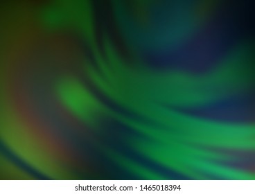 Light Green vector glossy abstract background. A completely new color illustration in a bokeh style. A new texture for your design.