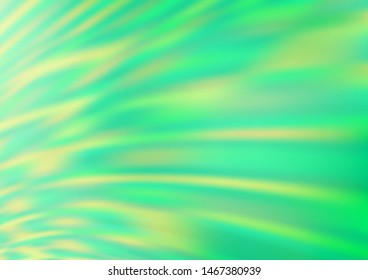Light Green vector glossy abstract background. Modern geometrical abstract illustration with gradient. The template can be used for your brand book.