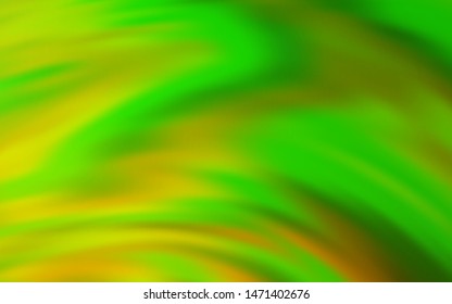 Light Green vector glossy abstract background. Creative illustration in halftone style with gradient. New style for your business design.