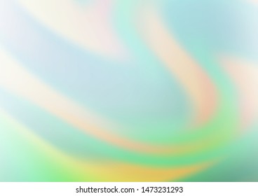 Light Green vector glossy abstract template. Creative illustration in halftone style with gradient. The elegant pattern for brand book.